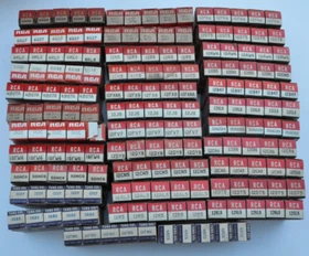 Sleeve of 5 RCA & Tung Sol Vacuum Tubes New Old Stock Radio/Ham/TV U Pick