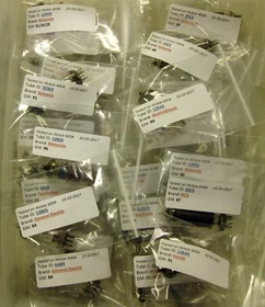 Assorted Miniature Vacuum Tubes - Very High Test Values Only - Bargain Priced