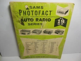 SAMS PHOTOFACT Auto Car Radio Repair Guides Schematics Various Issues Available