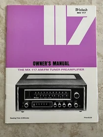 MCINTOSH OWNER'S MANUALS (SOME WITH SERVICE INFORMATION) - ALL ORIGINAL