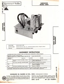 Sams Photofacts Technical Manuals (You Choose Model)  See Description Below B-4