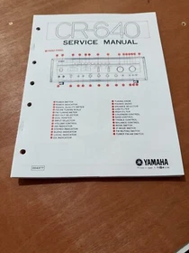 Yamaha CR-640, CR-840, CR-3020 Stereo Receiver Service & Owner's Manual