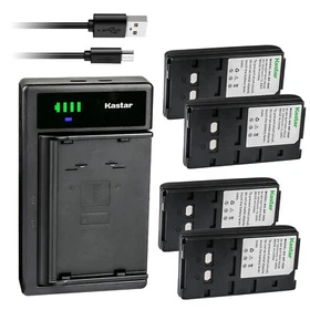 Kastar LED Charger Battery for Sony CCD-VX1 CCD-VX3 CCD-V101 CCD-V11 CCD-V2006i