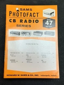 SAMS Photofact CB Radio Series Books 