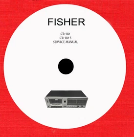 Service manual for FISHER audio video cassette by model on 1 cd in pdf format