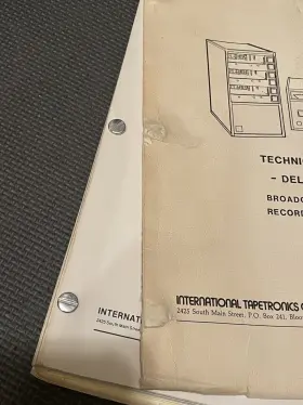 890-0028-010 3M Technical Manual Itc Delta #3