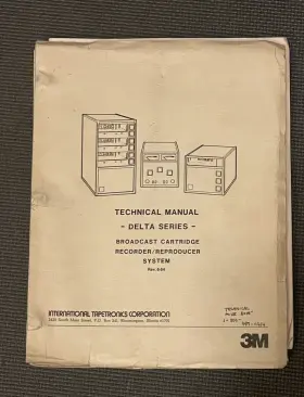 890-0028-010 3M Technical Manual Itc Delta