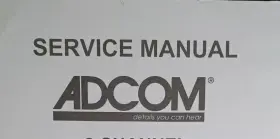 GFA-2 ADCOM Amplifier Service Manual Photocopy