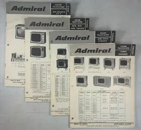 S1046 ADMIRAL Tv Television Service Manuals Chassis