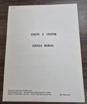 2002PS ADS Service Manual