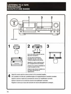 AD-F810 AIWA Stereo Cassette Deck Owners Manual Repair #2