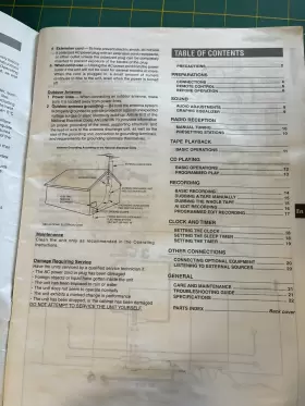 NSX-A555 AIWA Disc Stereo Operating Manual #3