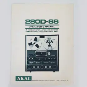 280D-SS AKAI Stereo Reel Manual