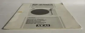 570330-20 AKAI Drive Turntable Manual Operator #3