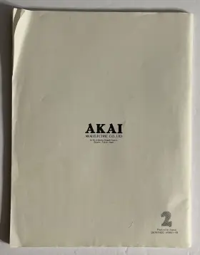 570921-03 AKAI Stereo Receiver Manual Operator #2