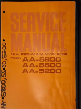 AA-5800 AKAI Amplifier Service Manual