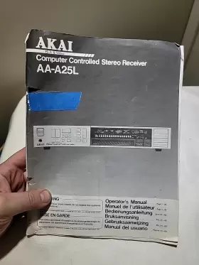 AA-A25L AKAI Owners Manual Controlled Stereo Receiver #3