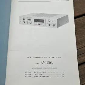 AM-U03 AKAI Service Manual Integrated Amplifier #2