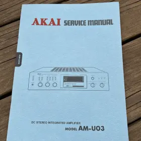 AM-U03 AKAI Service Manual Integrated Amplifier