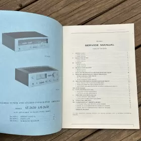 AT-2650 AKAI Service Manual Stereo Tuner Amplifier #2