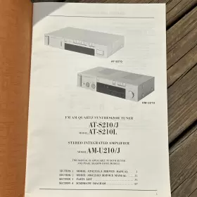 AT-S210-J AKAI Service Manual Synthesizer Tuner Amp #2