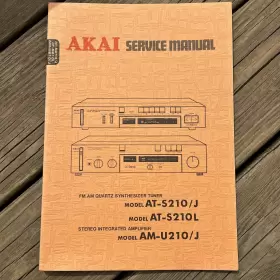 AT-S210-J AKAI Service Manual Synthesizer Tuner Amp