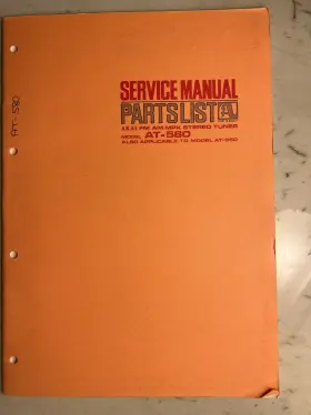 AT580-AT550 AKAI Stereo Tuner Service Manual