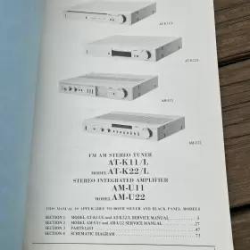 ATK11-L AKAI Service Manual Tuners Amplifiers #2