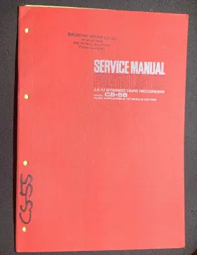 CS-55 AKAI Cassette Deck Service Manual