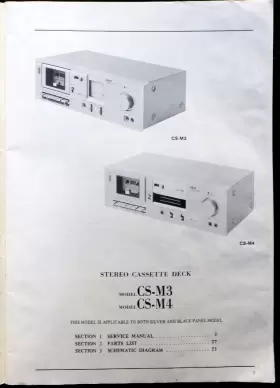 CS-M3 AKAI Cassette Deck Service Manual #3