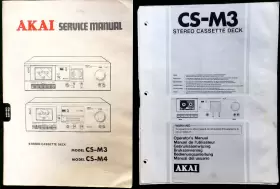 CS-M3 AKAI Cassette Deck Service Manual