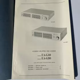 EA-G40 AKAI Service Manual Graphic Equalizer #2