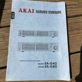 EA-G40 AKAI Service Manual Graphic Equalizer