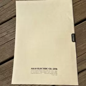 GX-F60R AKAI Service Manual Cassette Deck #3