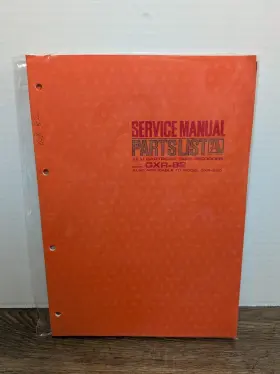 GXR-82 AKAI Cartridge Tape Recorder Manual