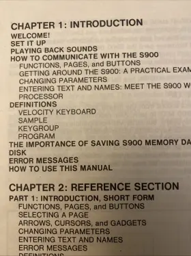 S9000 AKAI Users Manual Sampler