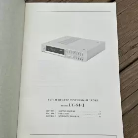 UC-S4-J AKAI Service Manual Quartz Synthesizer Tuner #2