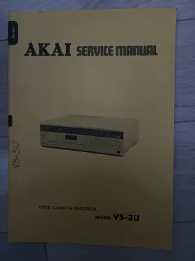 VS-3U AKAI Video Cassette Recorder Service Manual