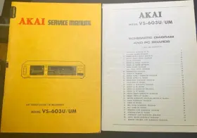VS-603U-UM AKAI Vhs Video Cassette Recorder Service Manual