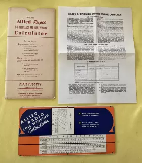 37K955 ALLIED RADIO CORPORATION Resonance Coil Winding