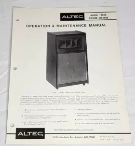 1203A ALTEC LANSING Service Manual