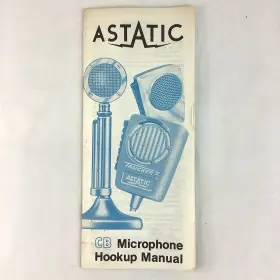 M75B-1A ASTATIC Cb Microphone Hookup Manual User