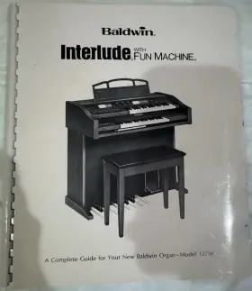 127W BALDWIN Interlude Fun Organ Manual Instruction