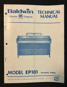 EP101 BALDWIN Piano Pro Service Repair Technical Manual