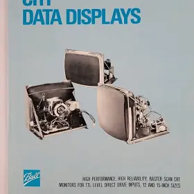 TTL-120 BALL ELECTRONIC DISPLAY DIVISION Crt Data Monitors