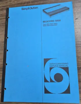 4921-4927 BANG OLUFSEN Beocord Service Manual