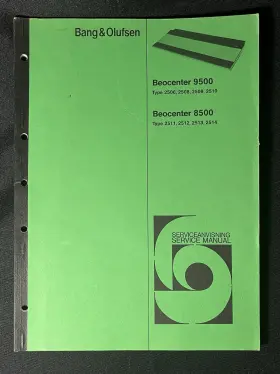 8500-9500 BANG OLUFSEN Beocenter Stereo Service Manual