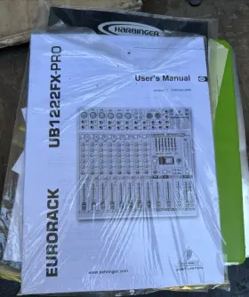 UB1222FX-PRO BEHRINGER Eurorack Users Manual