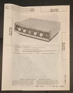 23125 BELL SOUND Audio Amplifier Wire Schematic Service