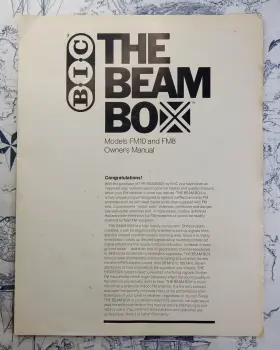 FM10 BIC Avnet Beam Box Fm Antenna Owners Manual Station Log